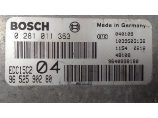 Блок управления двигателя 9652590280 Citroen C8