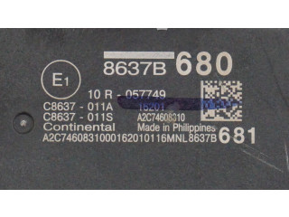 Pojistková skříňka 8637B680 Mitsubishi Outlander 2017