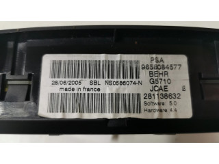 Блок управления климат-контролем 9658084577, 281138632   Citroen C4 I
