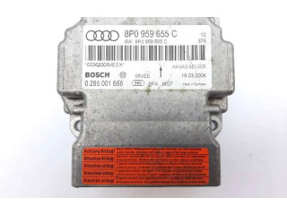 Блок подушек безопасности 8P0959655C, 0285001666   Audi A3 S3 8P
