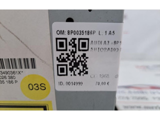 Турбина Радио/ проигрыватель CD/DVD / навигация Audi A3 S3 8P  8P0035186P, 8P0035186P         