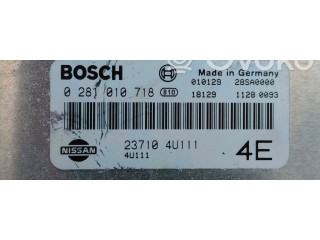 Блок управления двигателя 0281010718   Nissan Almera Tino