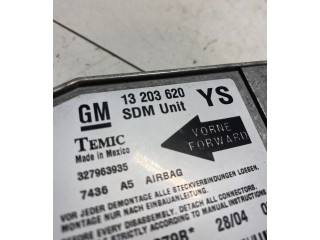 Блок подушек безопасности 327963935, 13203620 Opel Meriva A