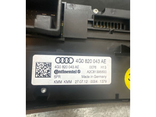 Блок управления климат-контролем 4G0820043AE, A2C81395600   Audi A6 S6 C7 4G