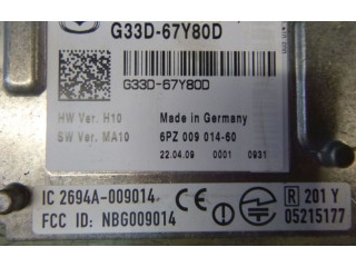 Блок управления G33D67Y80D, G33D67Y80D Mazda 3 II