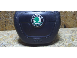 Подушка безопасности водителя 5J0880201K, 0014W0SS5TB9 Skoda Octavia Mk2 (1Z)