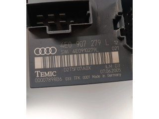 Zámek zadních dveří 4E0907279L, 4E0910279L   Audi A8 S8 D3 4E 2006