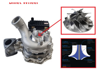 Turbodmychadlo Турбина 059145874C, 7996710001 Audi Q7 4L CJG