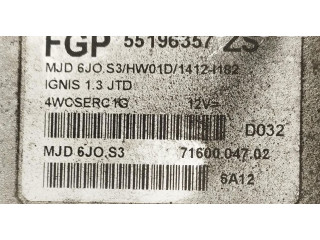 Комплект зажигания 55196357, 55196357 Suzuki Ignis