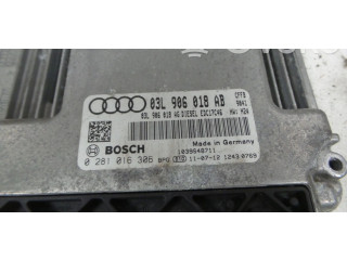 Блок управления двигателя 03L906018AB, 0281016306 Audi A3 S3 8P
