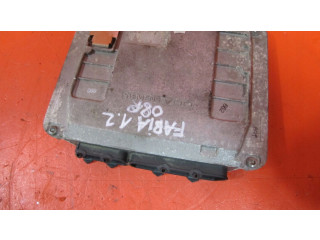 Блок управления двигателя 03D906023   Skoda Fabia Mk2 (5J)