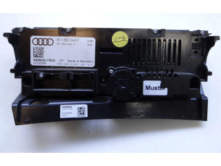 Блок управления климат-контролем 8T1820043F Audi A5 8T 8F