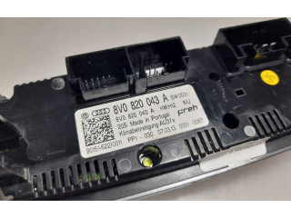Блок управления климат-контролем 8V0820043A, 8V0820043A Audi A3 S3 8V