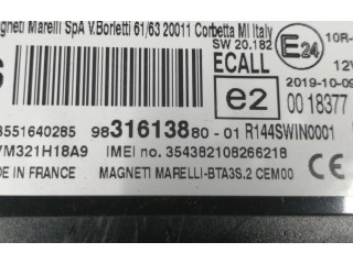 Блок управления двигателем Блок управления 9831613880, 616320011   Citroen C3 Aircross