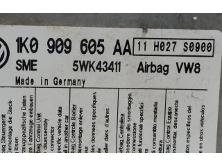 Блок подушек безопасности 1K0909605AA, 5WK43411 Skoda Octavia Mk2 (1Z)