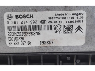 Блок управления двигателя 9666256780, 0281014902   Citroen C-Crosser