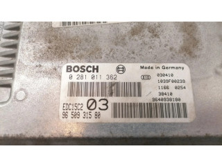 Блок управления двигателя 0281011362, 9650931580 Citroen C5