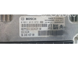 Блок управления двигателя 0281013872, 9664843780   Peugeot Partner