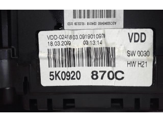 Панель приборов 5K0920870C Volkswagen Golf VI