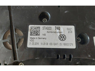 Панель приборов 5TA920740, 1655021278   Volkswagen Touran II       