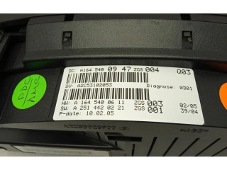 Панель приборов A1645400947   Mercedes-Benz ML W164       