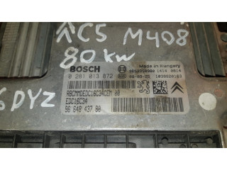Блок управления двигателя 0281013872, 9653958980 Citroen C8