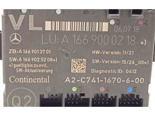 Блок комфорта A1669000218   Mercedes-Benz GLA W156   