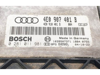 Řídící jednotka 0281011981 Audi A8 S8 D3 4E 2002