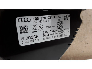 Přístrojová deska Audi A6 S6 C7 4G 2016 4G8920934R, 0263725115