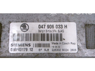 Блок управления двигателя 047906033A, 5WP4017912 Skoda Fabia Mk1 (6Y)