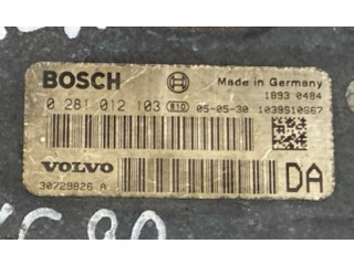 Блок управления двигателя 30729826A, 0281012103 Volvo XC90