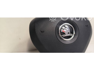 Подушка безопасности водителя 5E0880201, 307773399340 Skoda Fabia Mk2 (5J)