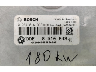 Řídící jednotka 8510643, 0281016938 BMW 5 F10 F11 2011