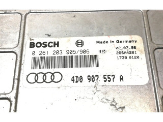 Блок управления двигателя 4D0907557A, 0261203905   Audi A8 S8 D2 4D
