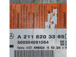 Блок подушек безопасности A2118203385, D6V3D09B0XX   Mercedes-Benz E W211