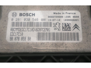 Блок управления двигателя 1606870680, 9807885980 Citroen Berlingo