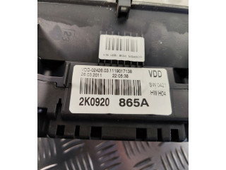 Přístrojová deska Volkswagen Caddy 2011 2K0920865A