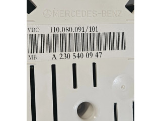 Панель приборов A2305400023, A23054000239128 Mercedes-Benz SL R230
