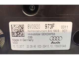 Панель приборов 8V0920973F Audi A3 S3 8V