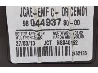 Дисплей    9804493780   Citroen C4 II Picasso