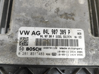 Блок управления двигателя 04L907309P, 0281031483   Volkswagen Touran III