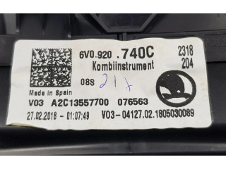 Панель приборов 6V0920740C, 6V0920740C Skoda Fabia Mk3 (NJ)