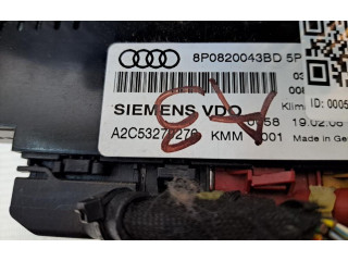 Блок управления климат-контролем 8P0820043BD, 8P0820043BD Audi A3 S3 8P