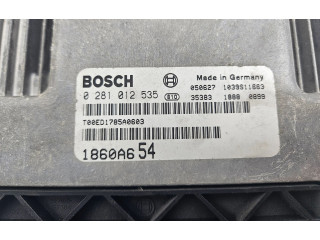 Блок управления двигателя 1860A654, 0281012535   Mitsubishi Grandis
