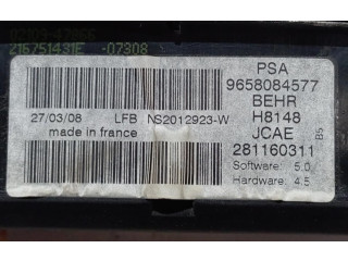 Блок управления климат-контролем 9658084577 Citroen C4 I