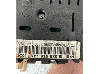 Панель приборов 6Y1919870B, 110080016 Skoda Fabia Mk1 (6Y)