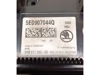 Блок управления климат-контролем 5E0907044Q, 5HB01128260   Skoda Octavia Mk3 (5E)