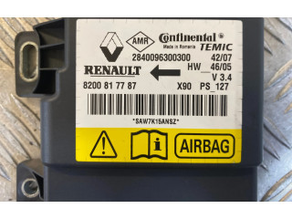 Блок управления надувных подушек 8200817787, 2840096300300 Dacia Logan I