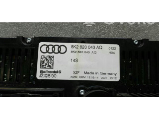 Блок управления климат-контролем 8K2820043AQ Audi A4 S4 B8 8K