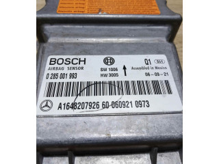 Блок подушек безопасности A1648207926, 0285001993 Mercedes-Benz ML W164